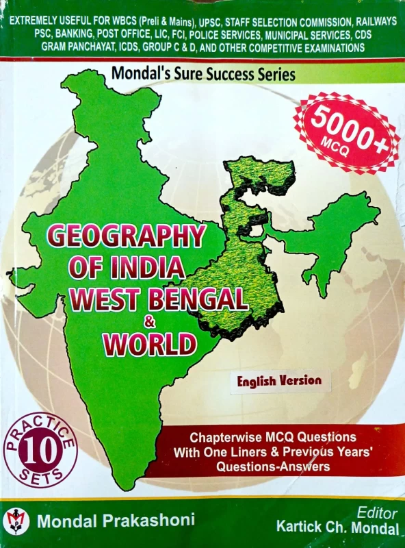 GEOGRAPHY OF INDIA WEST BENGAL & WORLD  5000+ MCQ